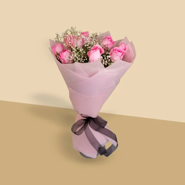 Pink Roses Bouquet