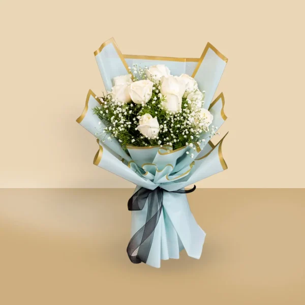 White Roses Bouquet
